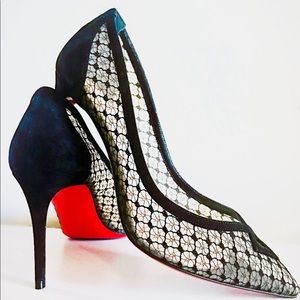 SOLD⛔️Christian Louboutin Neoalto85 Dentelle